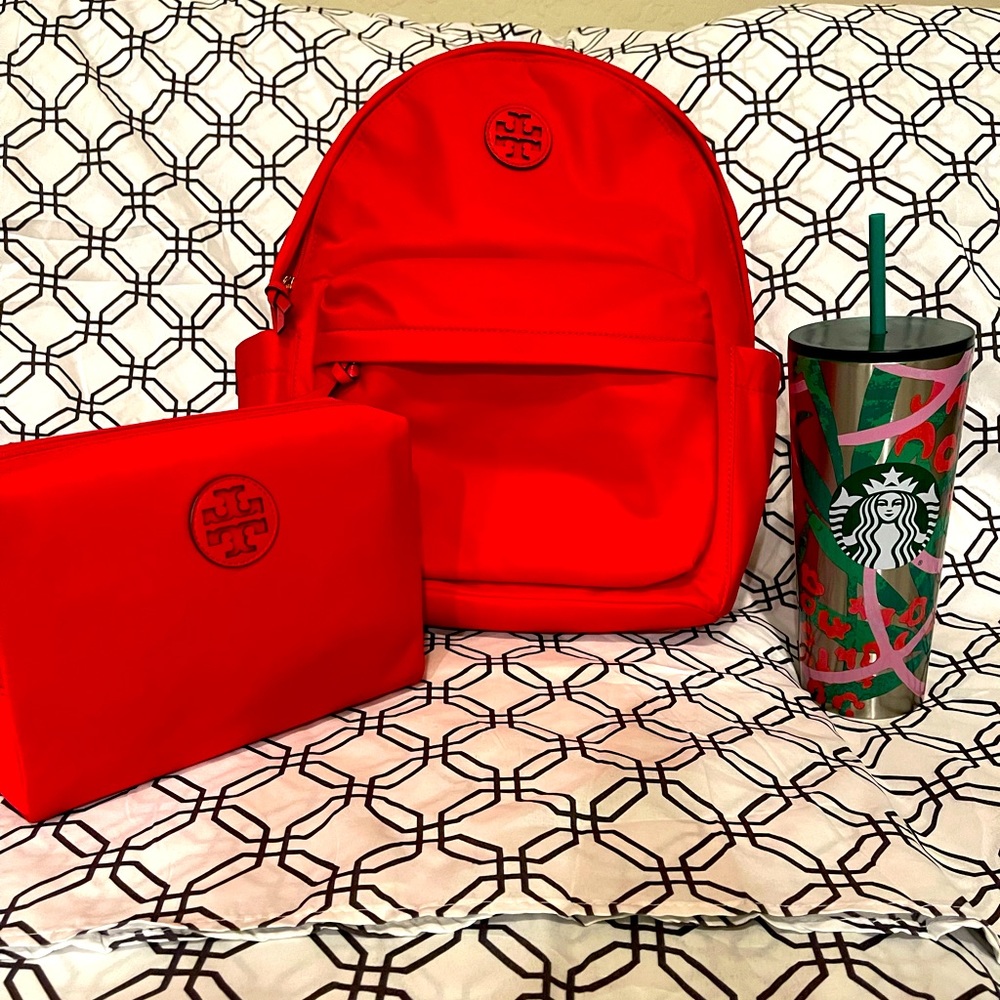 Tory Burch Ella Nylon Backpack